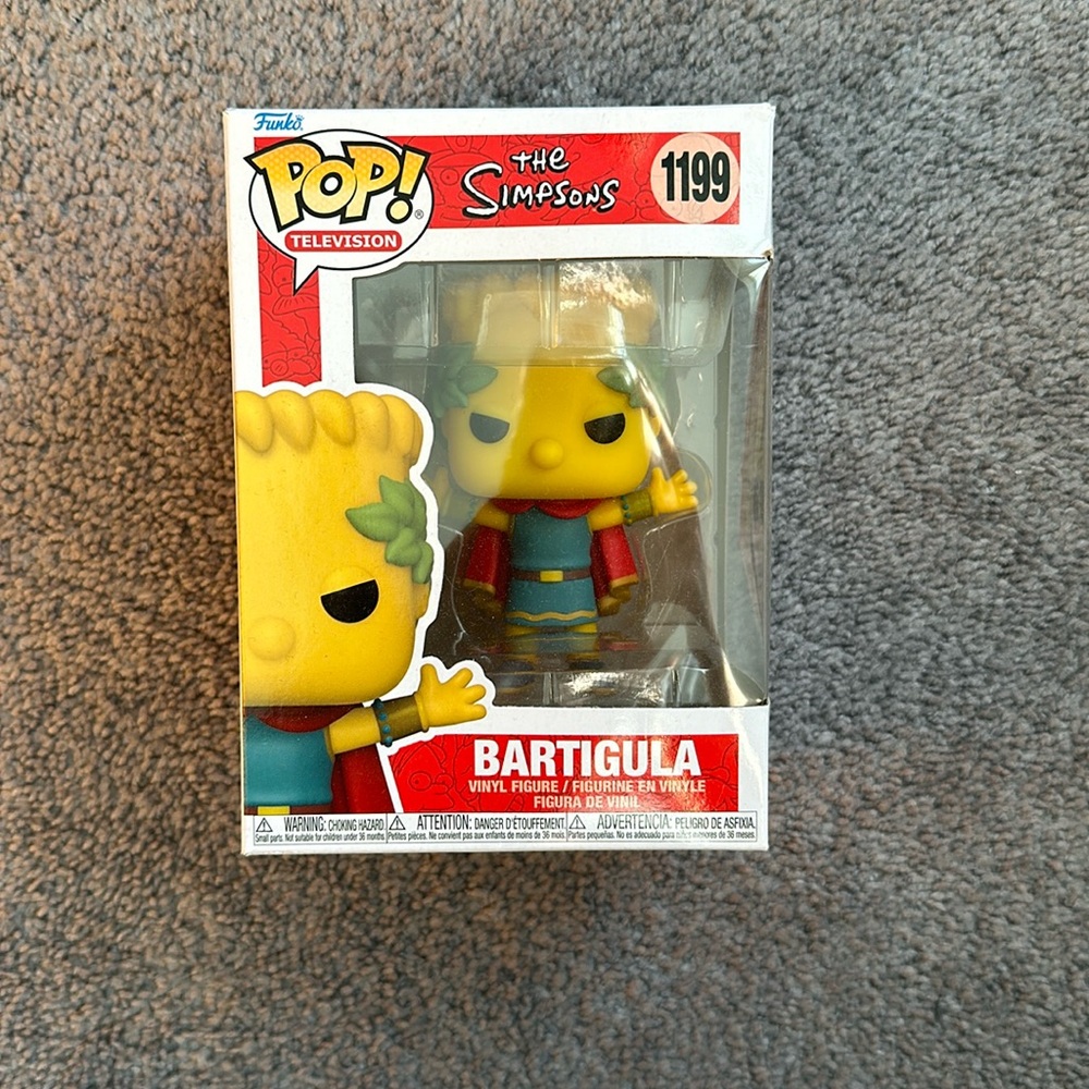 Bart Simpson Funko Pop of Roman Empire collection ✨